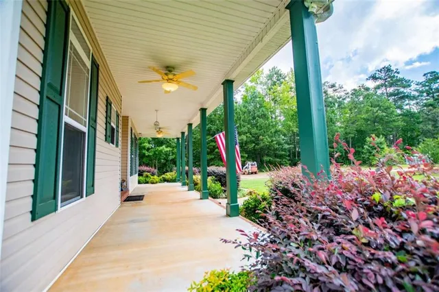 a view of wooden floor in a house
