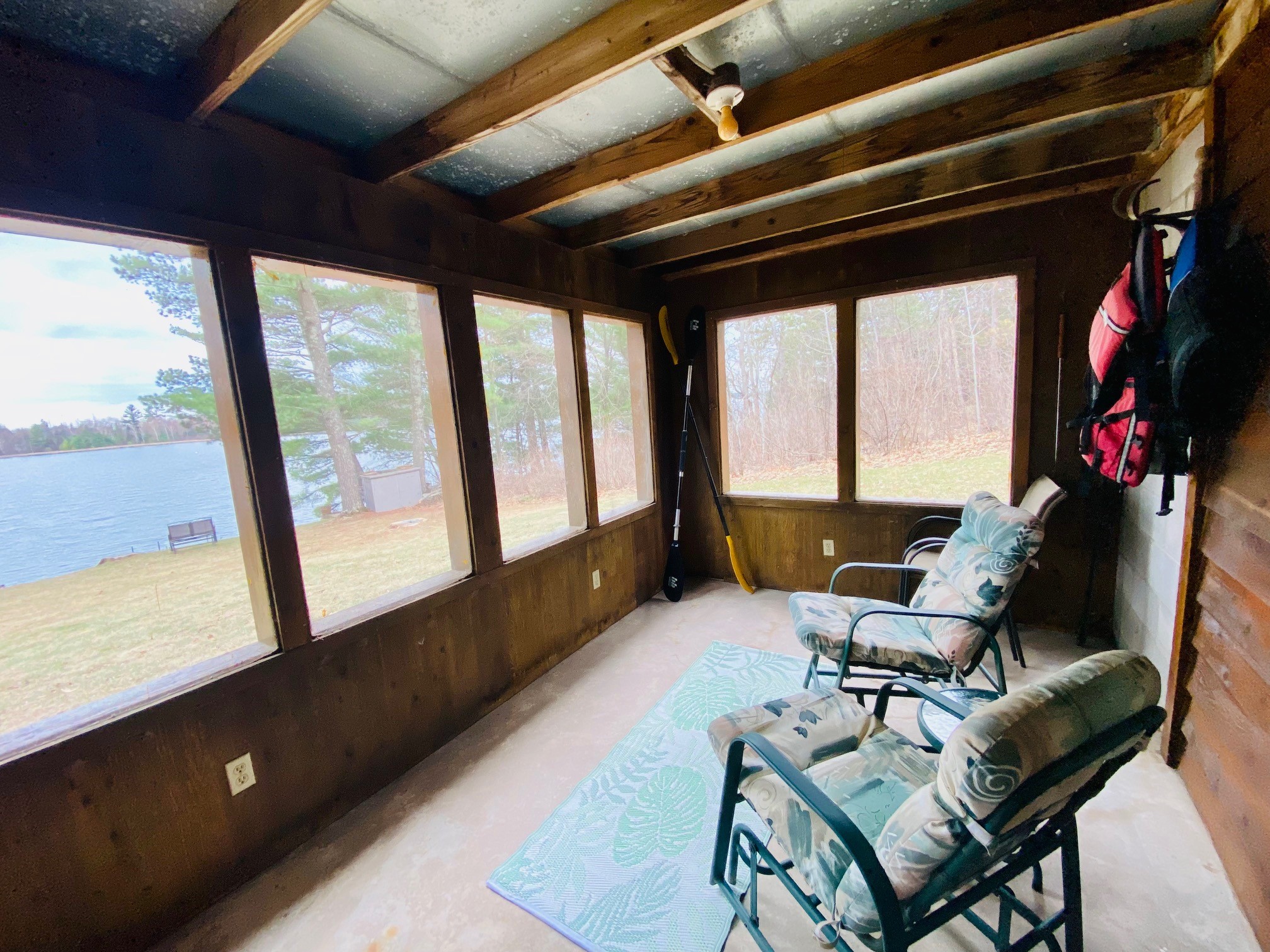 8748 East Flowage Lane Gordon, WI 54838 - Photo 36 of 40 Screened in porch