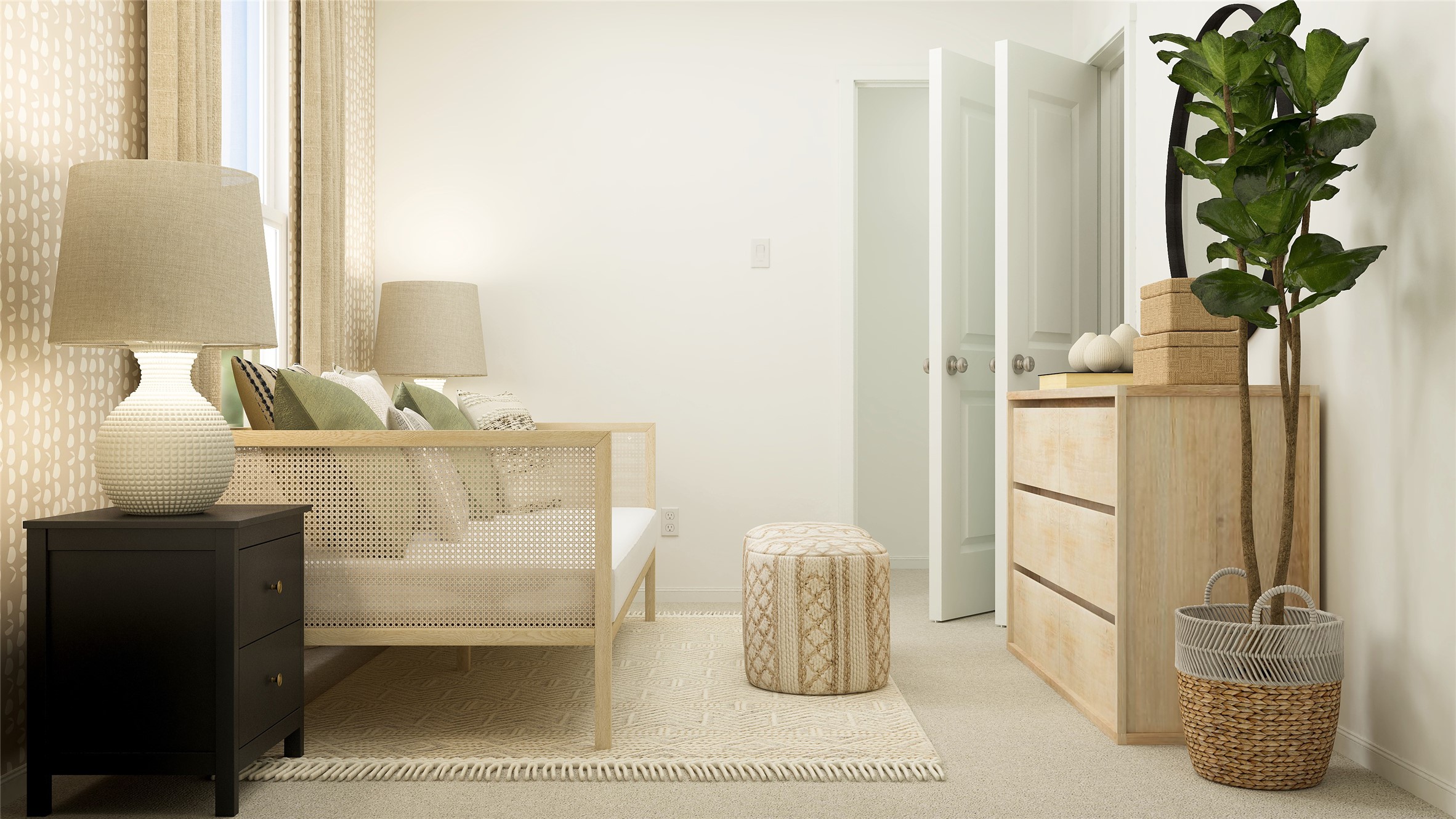 925 Pertuso Lane Huffman, TX 77336 - Photo 15 of 18 a dining room with furniture and a potted plant