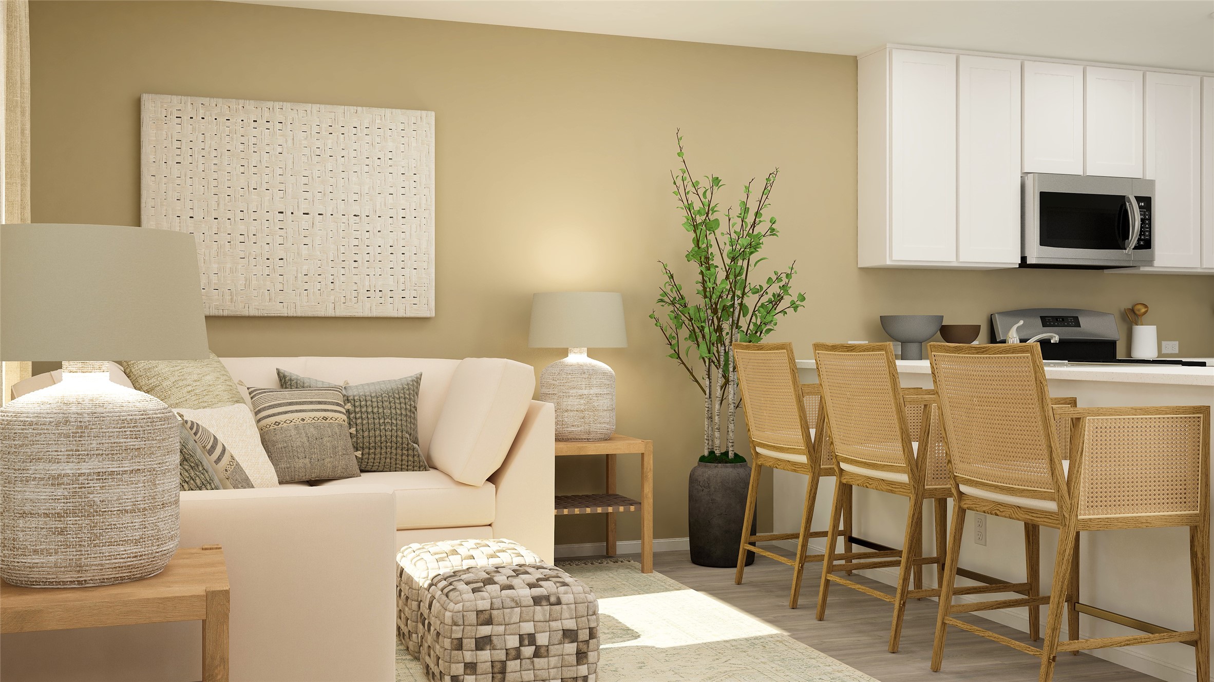 925 Pertuso Lane Huffman, TX 77336 - Photo 5 of 18 a living room with furniture and a flat screen tv