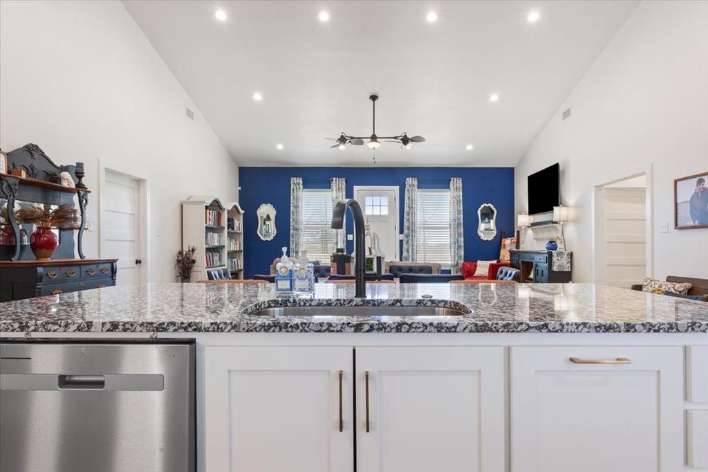 1652 Mt Moriah Road Riesel, TX 76682 - Photo 14 of 40 a kitchen with counter top space cabinets and stainless steel appliances