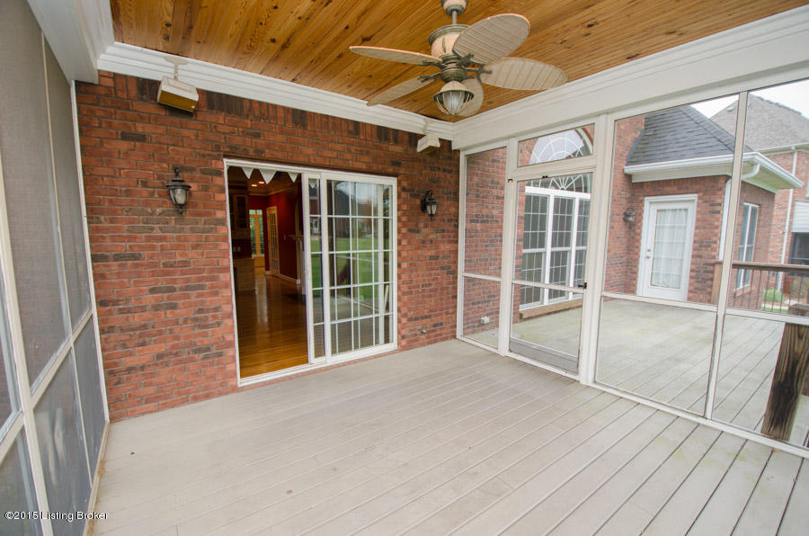 12705 Ridgemoor Drive Prospect, KY 40059 - Photo 69 of 73 Screened in Back Porch