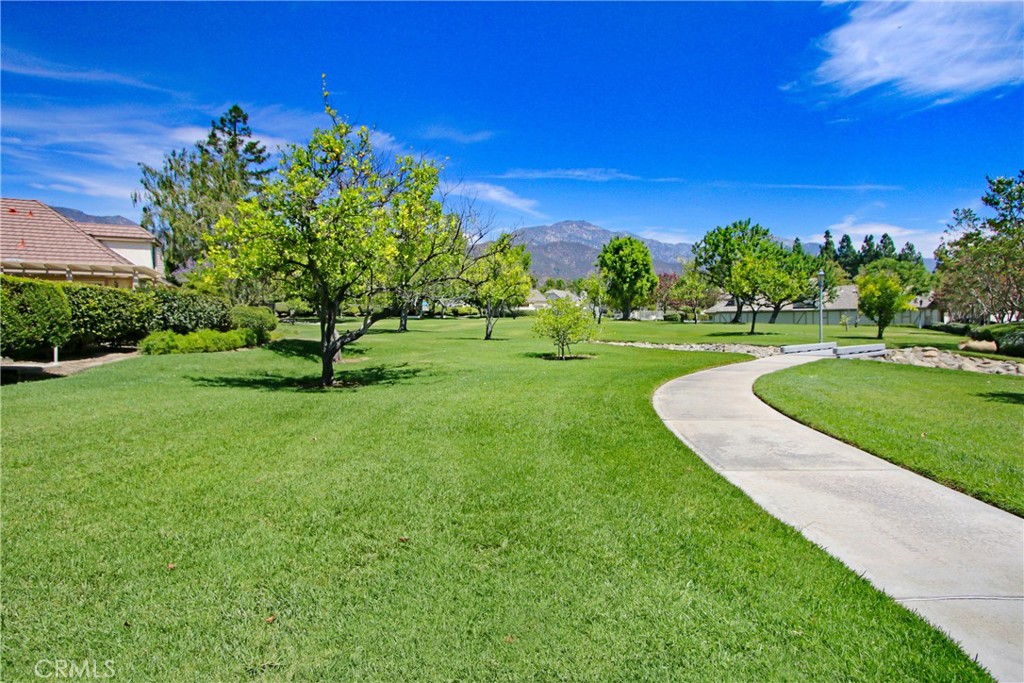 2166 Malati Circle Upland, CA 91784 - Photo 34 of 40 a view of a garden with a house
