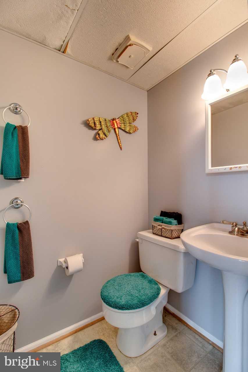 3941 Bayville Road Baltimore, MD 21220 - Photo 8 of 32 a bathroom with a sink a toilet and a mirror