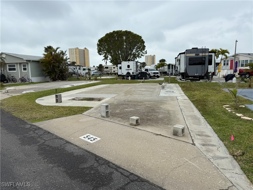 a view of outdoor space with garden and lots of stuff