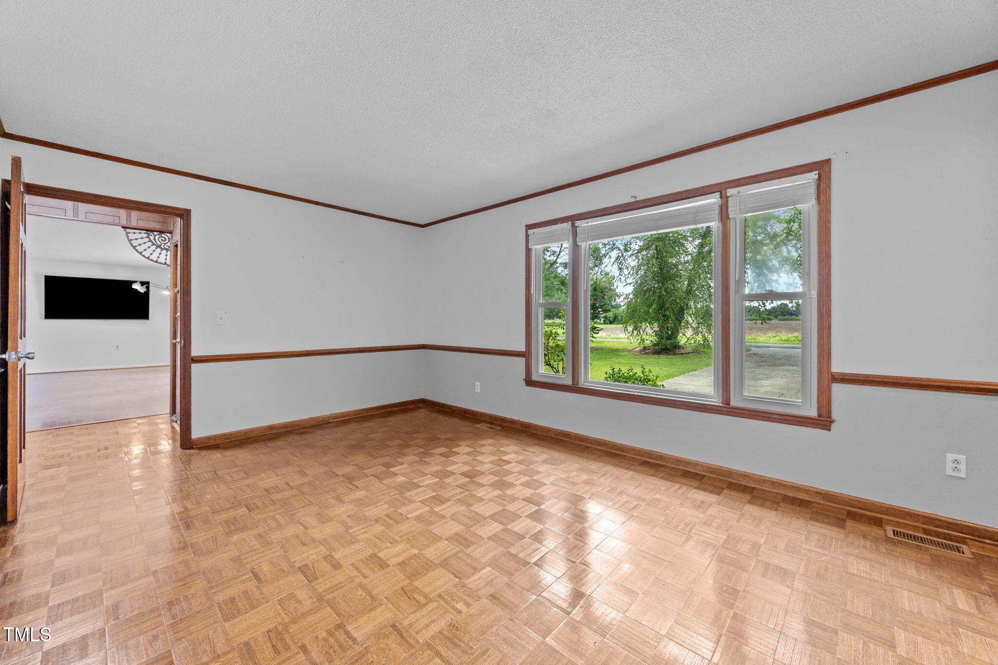 1413 Bud Hawkins Road Dunn, NC 28334 - Photo 50 of 51 Spacious living room with open floor plan to breakfast area.