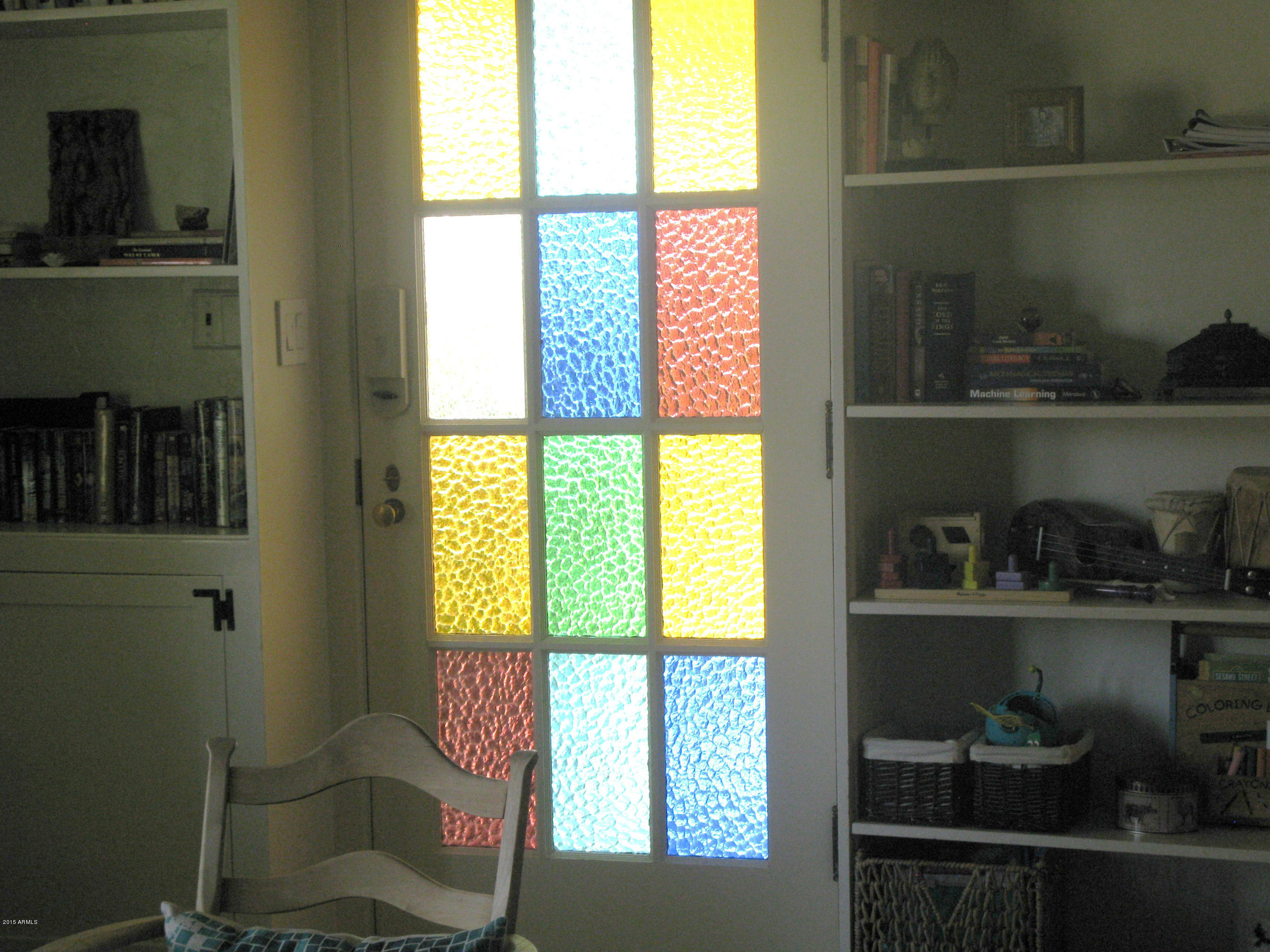 1459 East Flower Street Phoenix, AZ 85014 - Photo 9 of 40 Stained glass front entry door