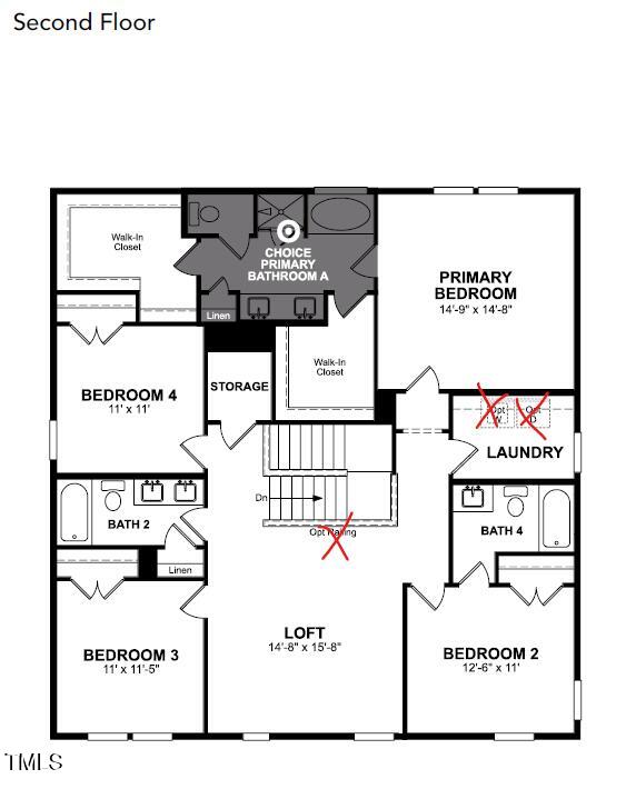 1233 Dimaggio Drive, Unit 7 Raleigh, NC 27616 - Photo 6 of 8 Second Floor