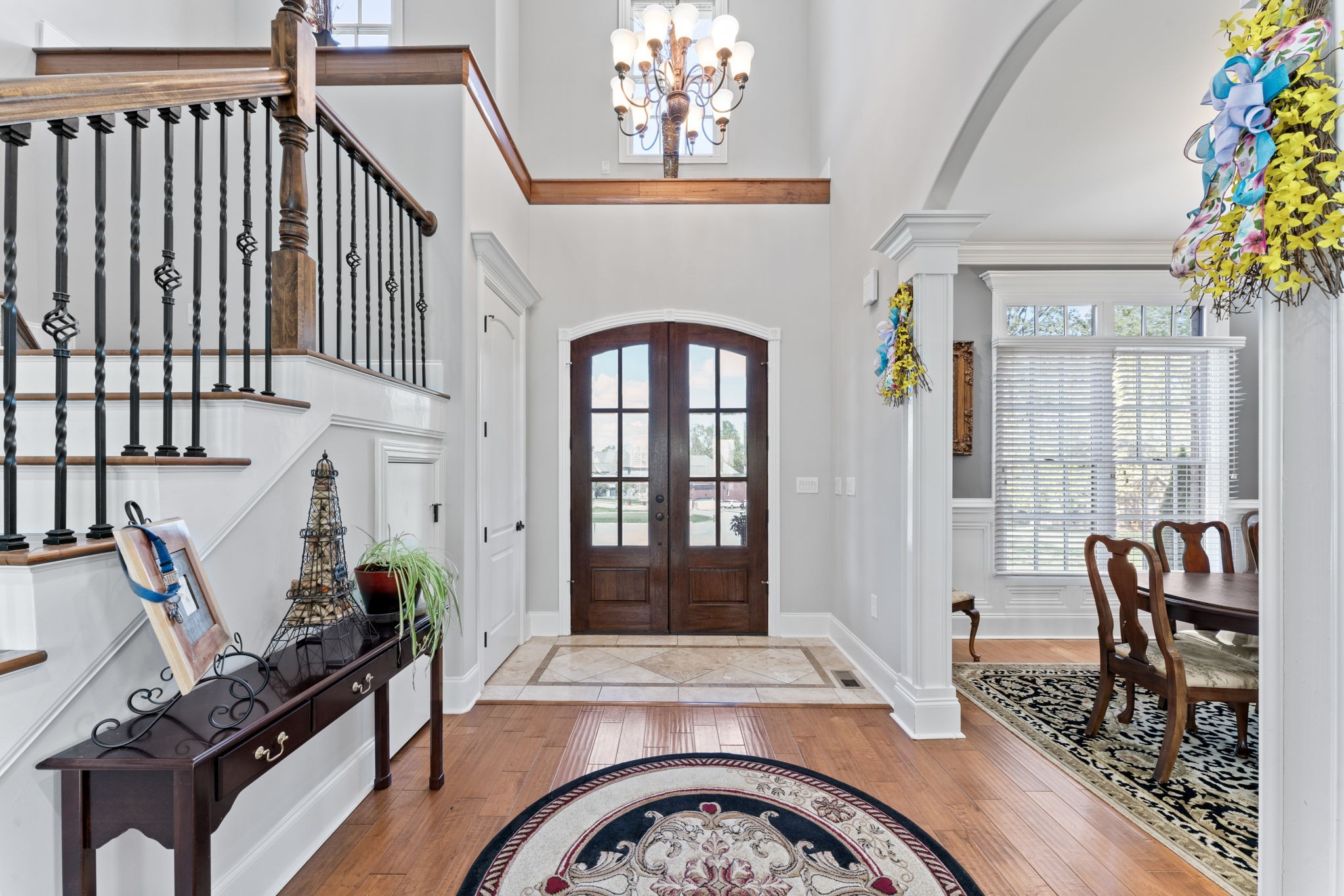 7402 Cold Harbor Court Fairview, TN 37062 - Photo 4 of 48 a living room with fireplace furniture and a window