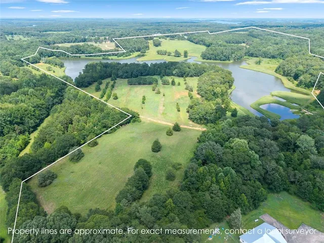 a view of a lake with a mountain