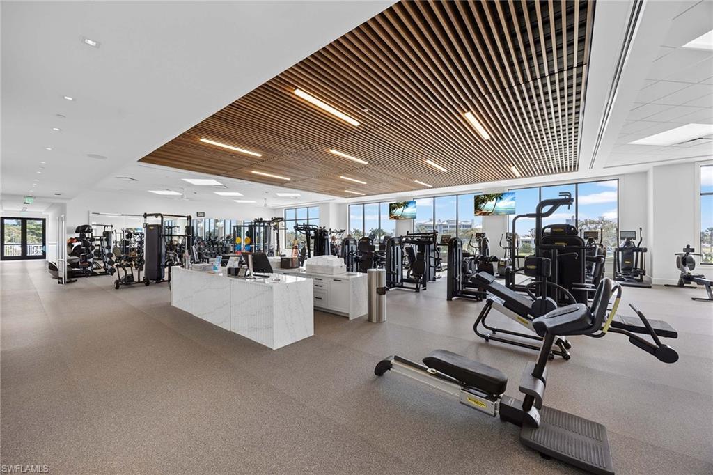 828 Hideaway Circle East, Unit 4434 Marco Island, FL 34145 - Photo 49 of 50 a view of a room with gym equipment
