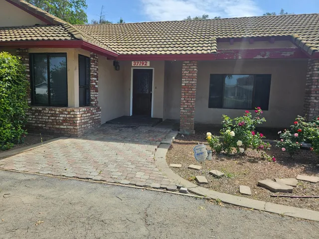 a view of a entryway door front of house