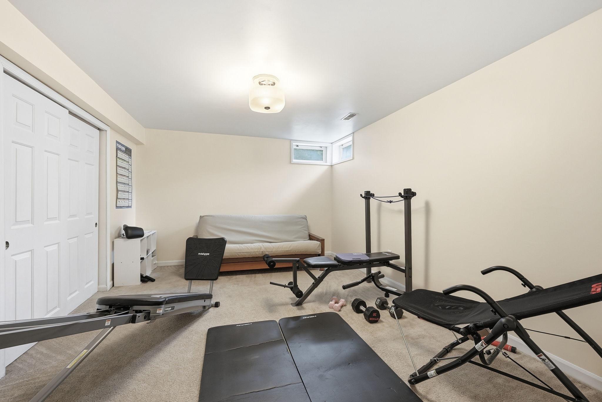 6451 South Trotter Road Columbia, MD 21044 - Photo 22 of 31 Basement flex bedroom, fitness room