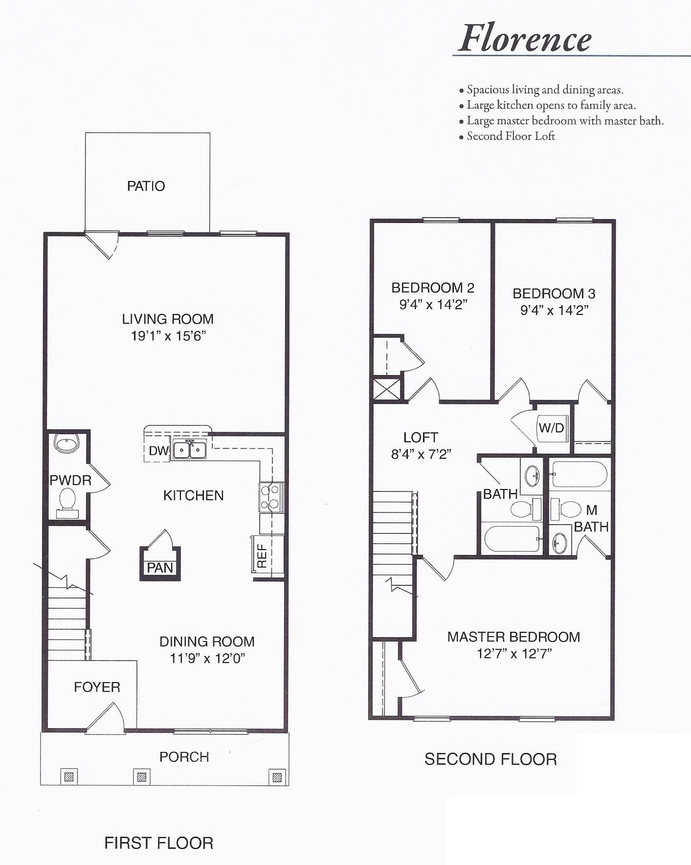 366 Flyway Road Goose Creek, SC 29445 - Photo 18 of 18 MLS Florence Floorplan
