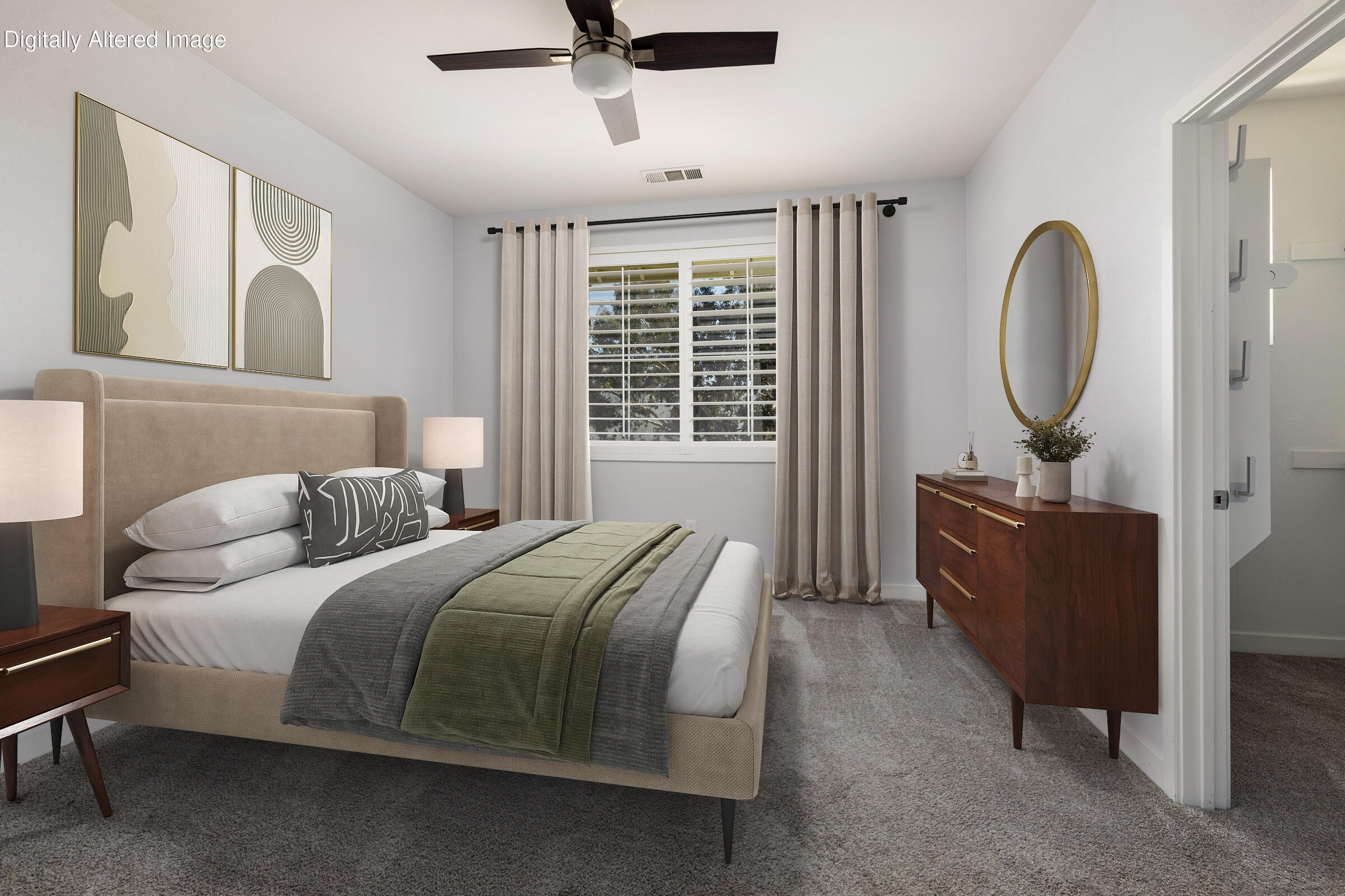 5685 Surfrider Way, Unit 105 Goleta, CA 93117 - Photo 19 of 29 Primary Bedroom - Virtually Staged