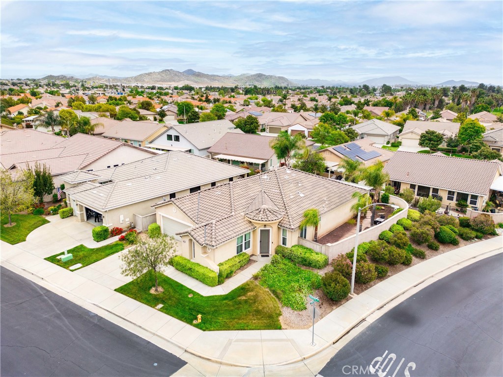28713 Raintree Drive Menifee, CA 92584 - Photo 43 of 56 an aerial view of residential house with outdoor space