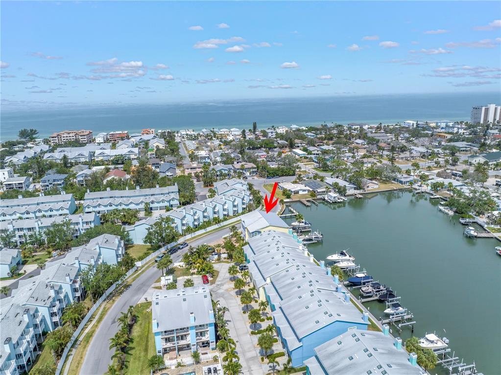 100 Windrush Boulevard, Unit 1 Indian Rocks Beach, FL 33785 - Photo 28 of 37 a view of a city and ocean view