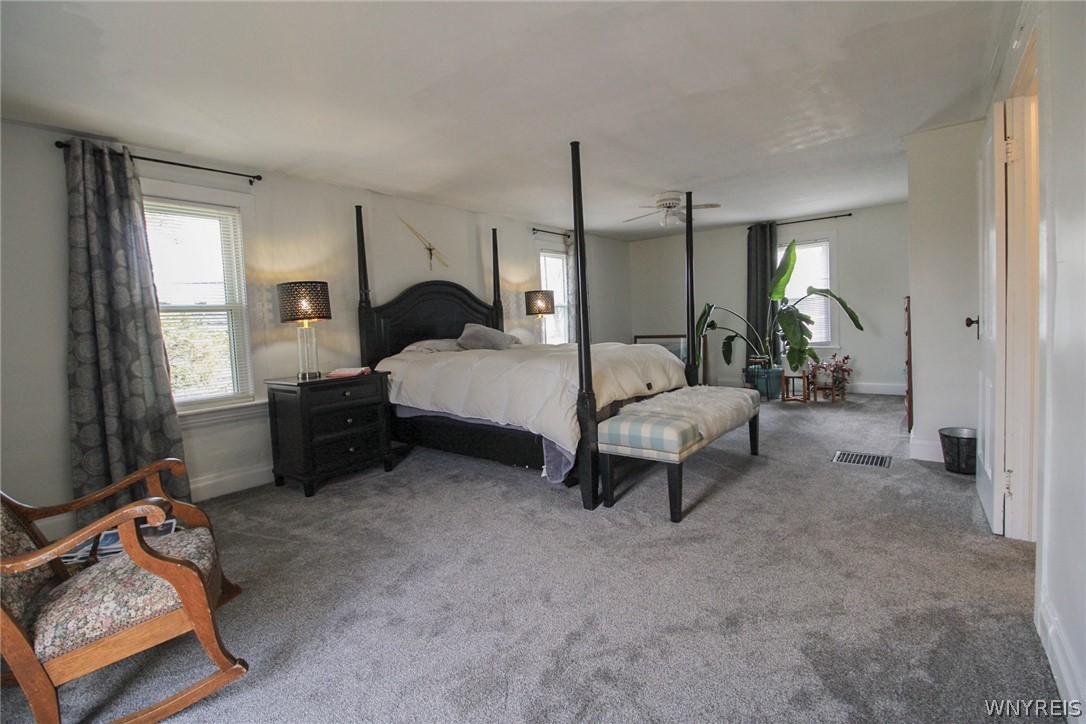 507 Canal Street Ridgeway, NY 14103 - Photo 12 of 28 bedroom 2 primary - 2nd floor (22 x 16) new carpet