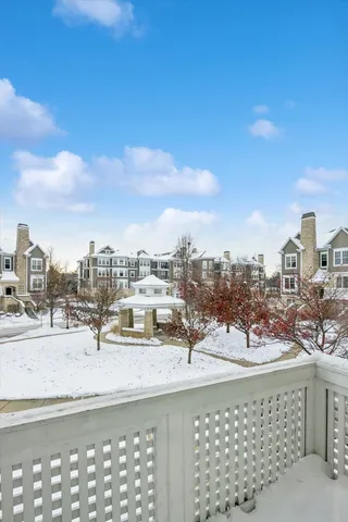 a view of a lake and a city