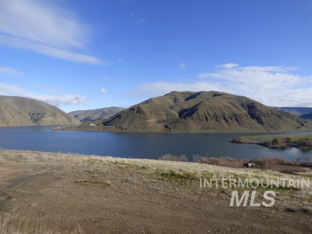 Water view featuring a mountainous background