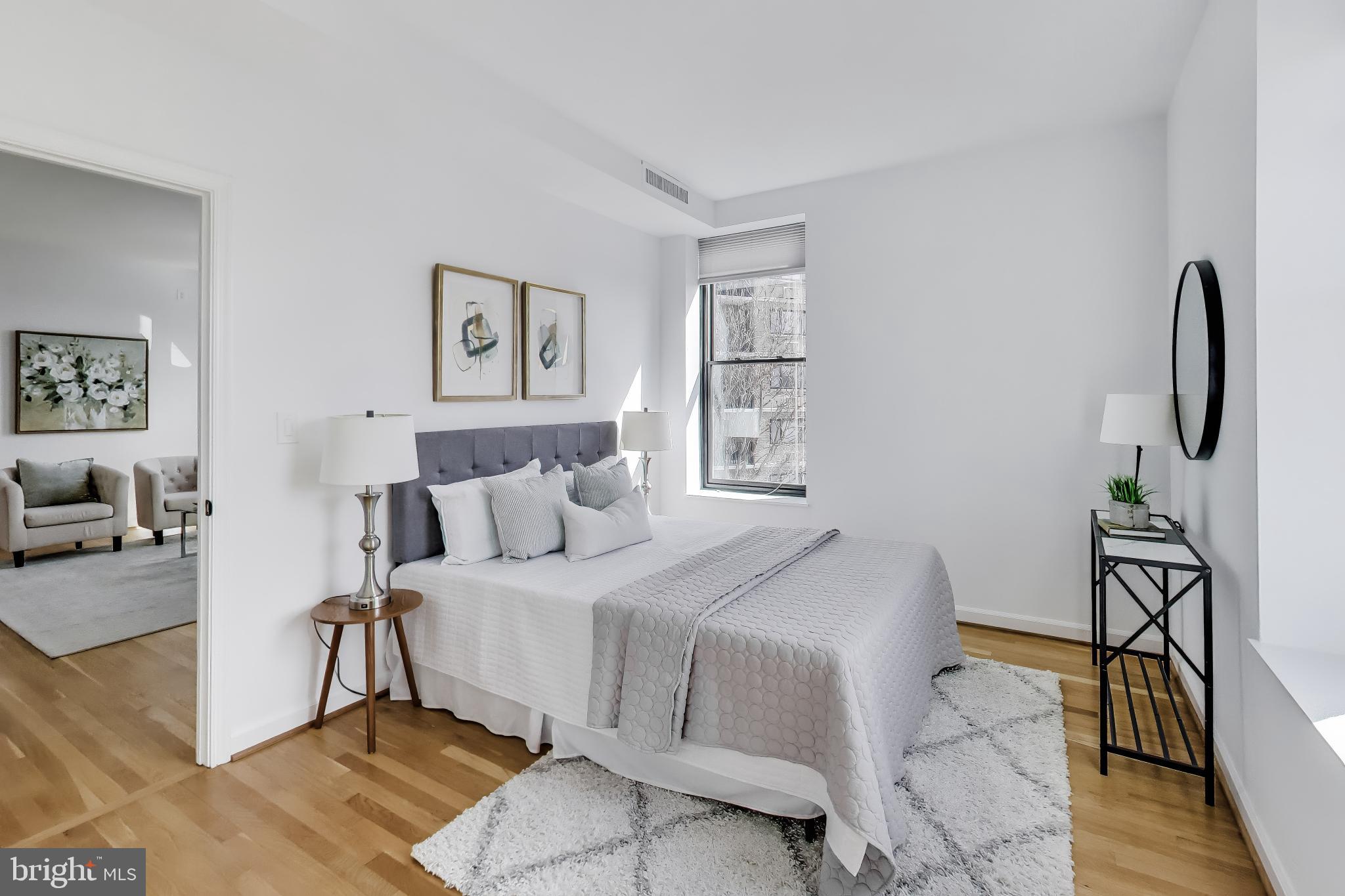 1830 17th Street Northwest, Unit 501 Washington, DC 20009 - Photo 10 of 22 Sizable bedroom with two exposures; southern here