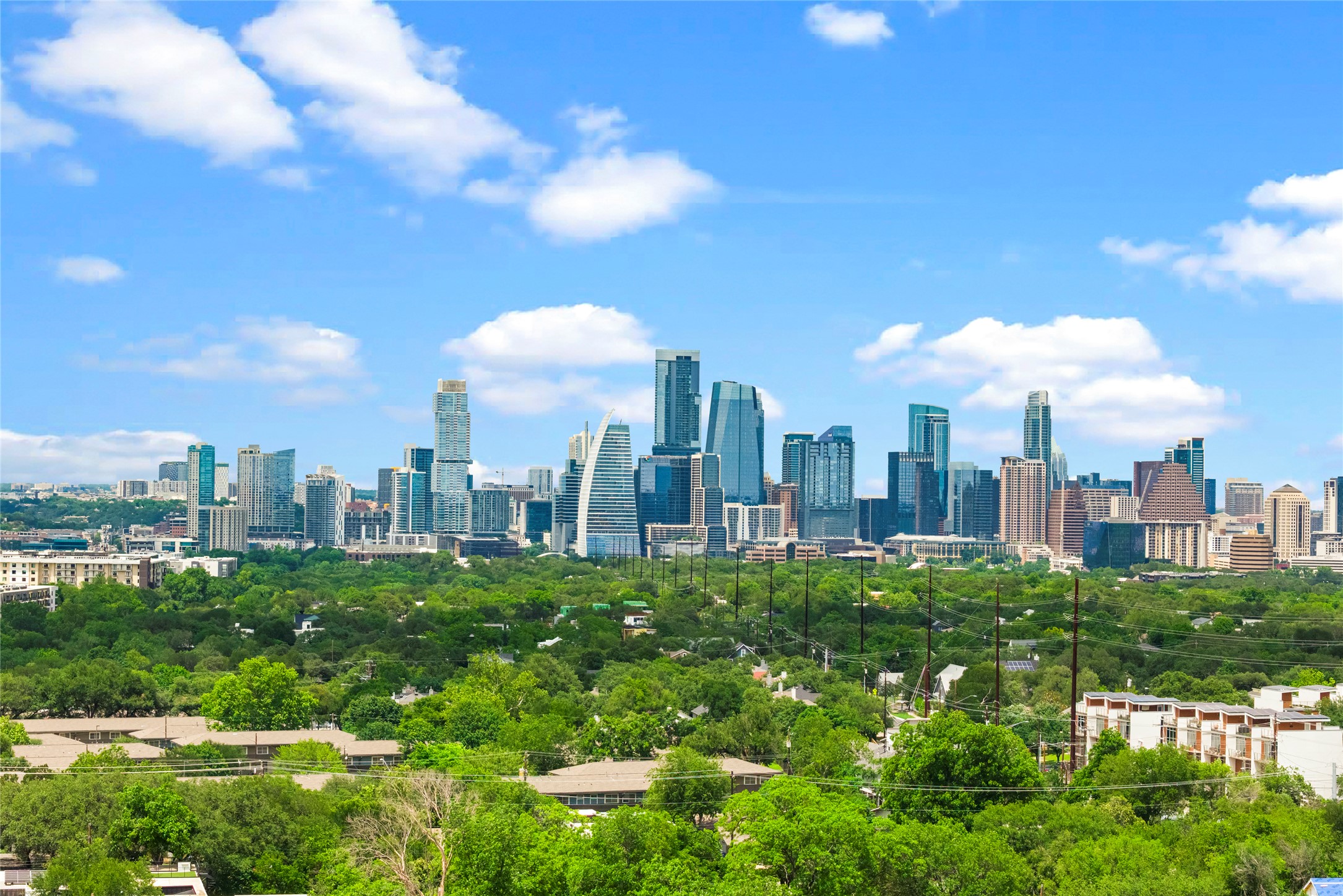 1102 Southwood Road Austin, TX 78704 - Photo 2 of 22 downtown views from the first floor back of the home