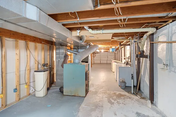 a view of a storage room
