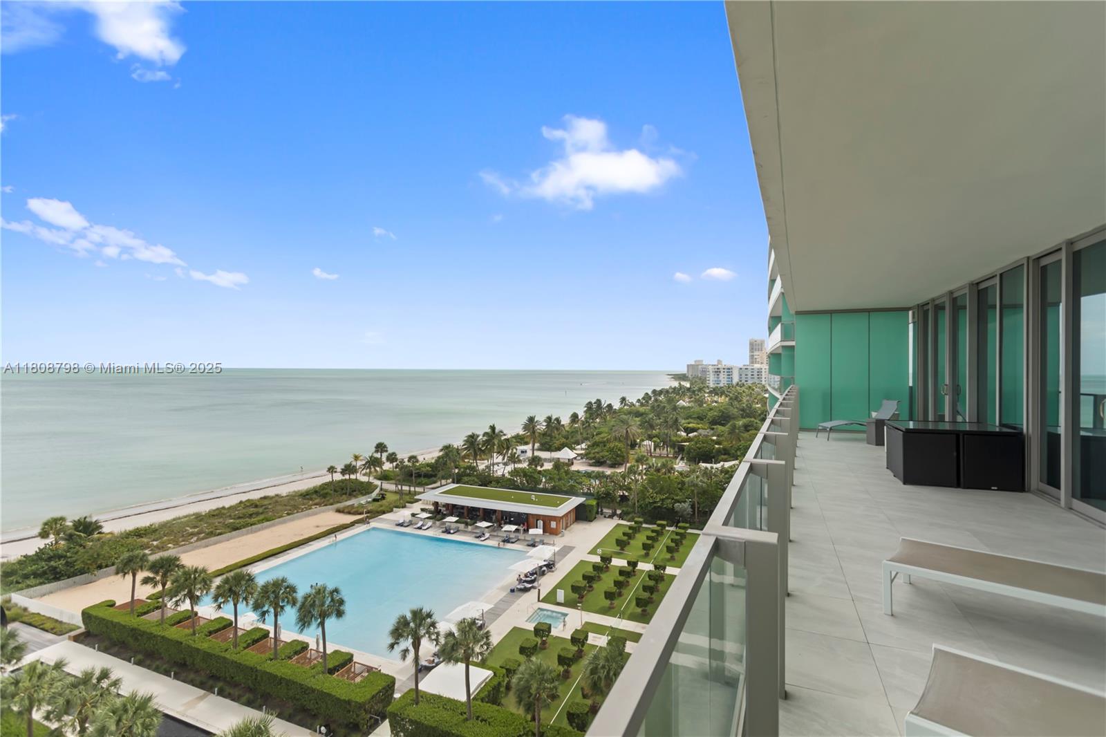 350 Ocean Drive, Unit 904N Key Biscayne, FL 33149 - Photo 18 of 41 a view of a balcony with an ocean