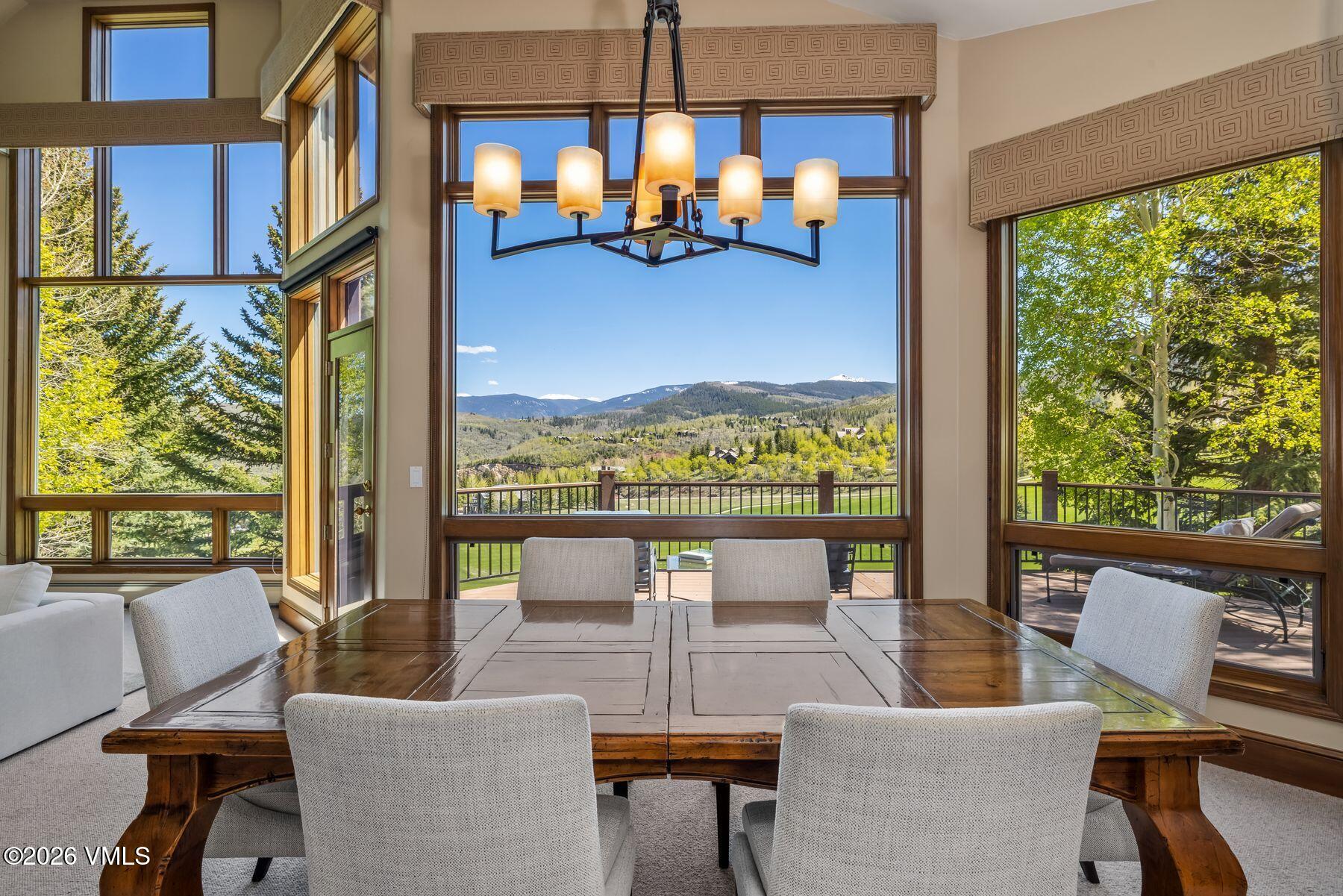 167 Saddle Ridge Edwards, CO 81632 - Photo 4 of 41 a view of a dining room with furniture window and outside view