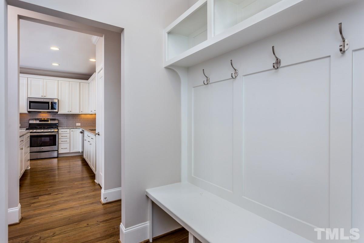 208 Bladen Street Raleigh, NC 27601 - Photo 12 of 25 a view of a kitchen from the hallway