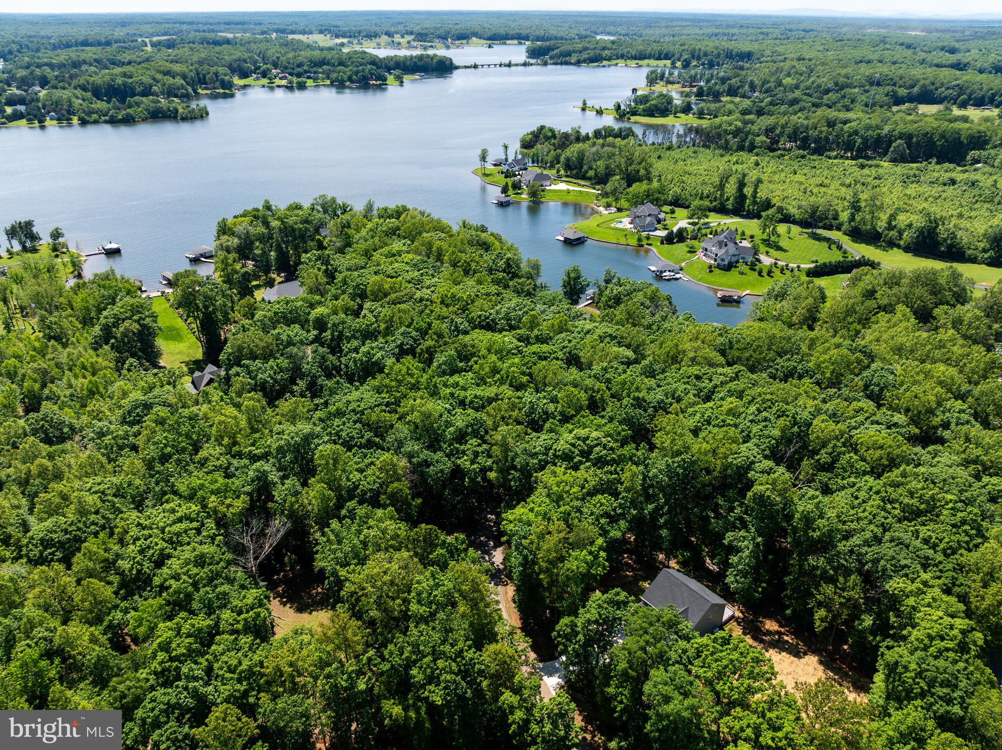 50 Retriever Court Bumpass, VA 23024 - Photo 9 of 77 an aerial view of a houses with outdoor space and lake view
