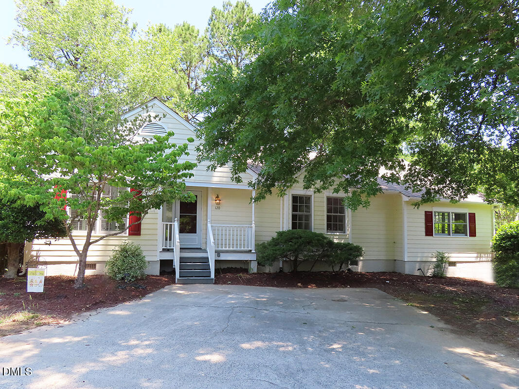 120 Weatherhill Point Carrboro, NC 27510 - Photo 1 of 25 a front view of house with yard and trees