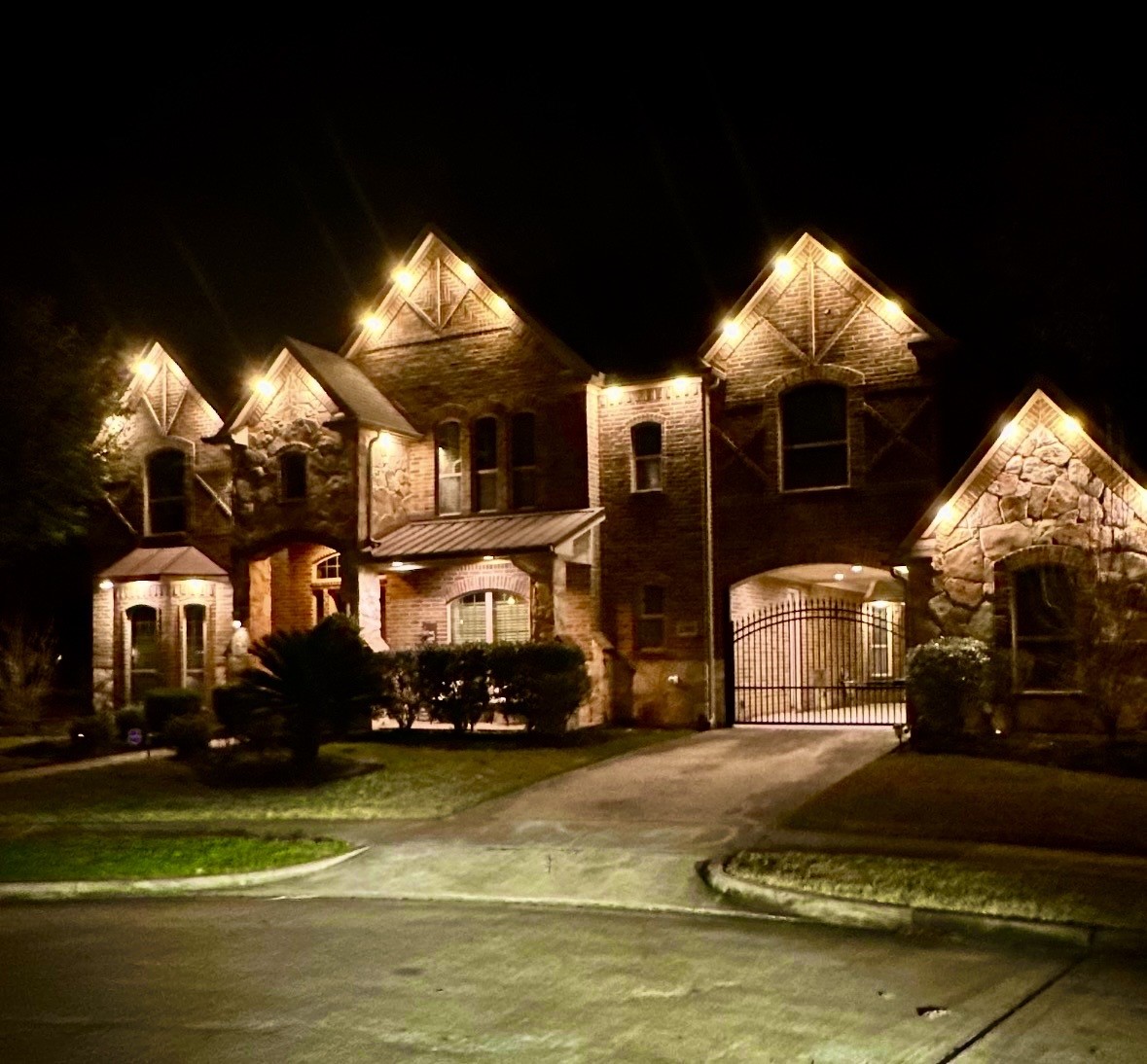 13510 Cascade Caverns Court Houston, TX 77044 - Photo 36 of 37 the softened perimeter lighting offers enhanced privacy, security, and comfor
