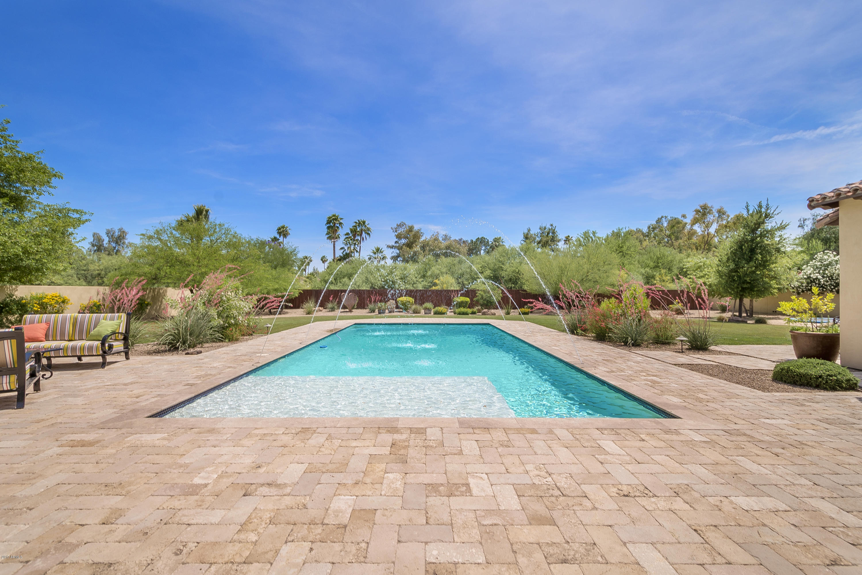 6915 East Sunnyvale Road Paradise Valley, AZ 85253 - Photo 19 of 27 Rear Pool and Huge Yard