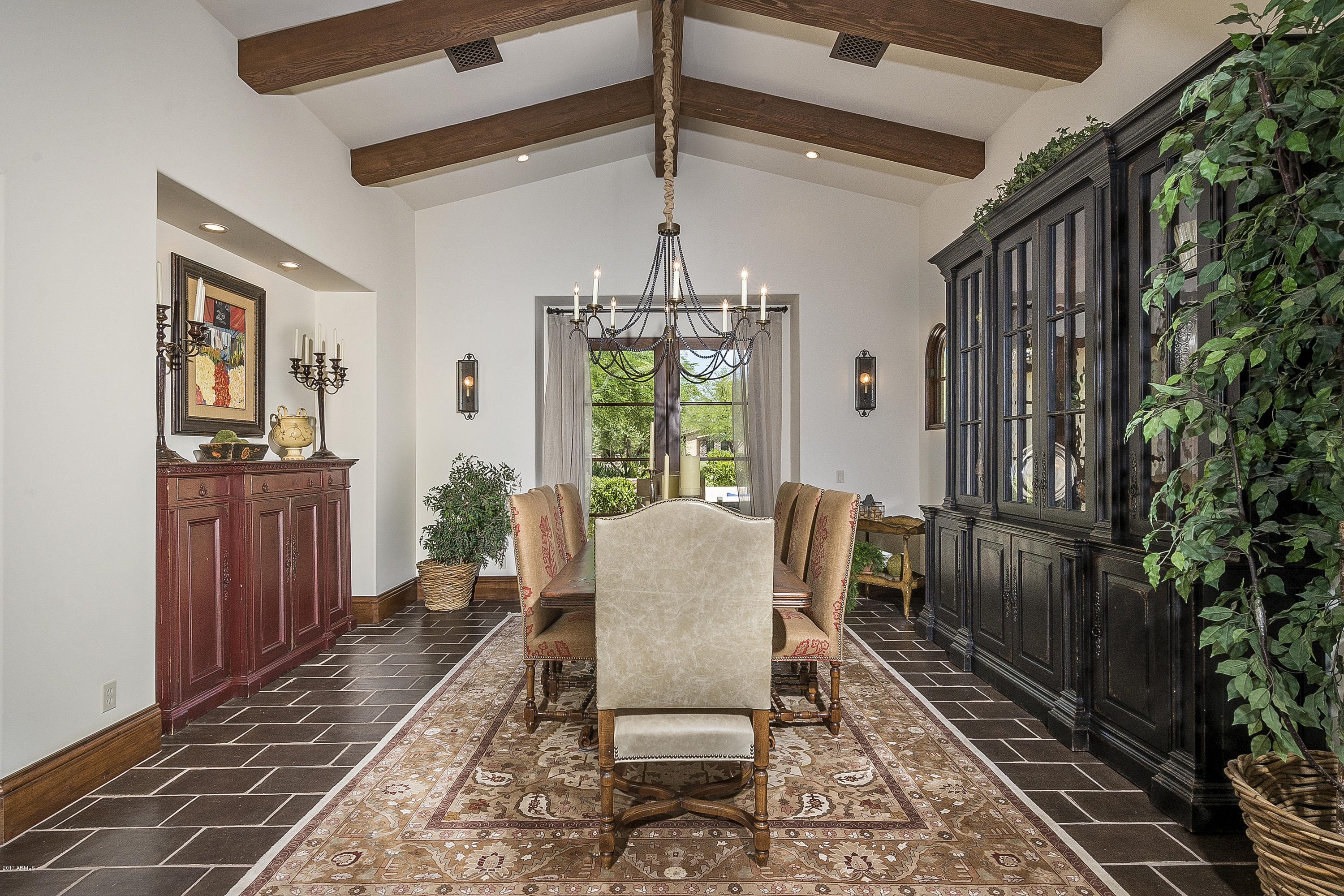 6915 East Sunnyvale Road Paradise Valley, AZ 85253 - Photo 9 of 27 Formal Dining and Views