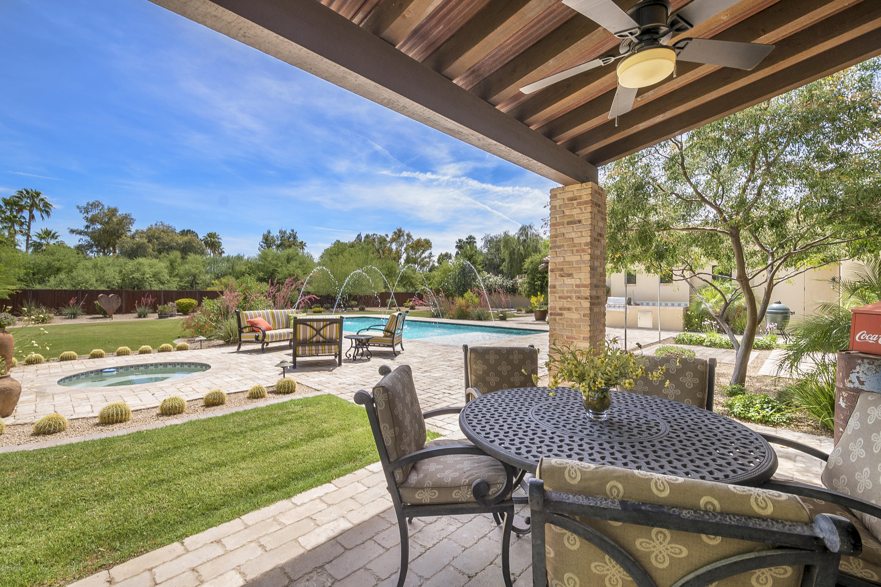 6915 East Sunnyvale Road Paradise Valley, AZ 85253 - Photo 10 of 27 Entertainment Area and Rear Yard