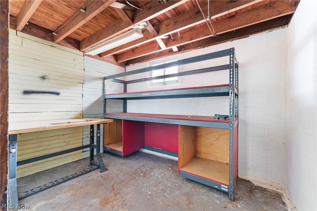 16 South State Street Rittman, OH 44270 - Photo 20 of 27 Below grade area featuring a workshop area