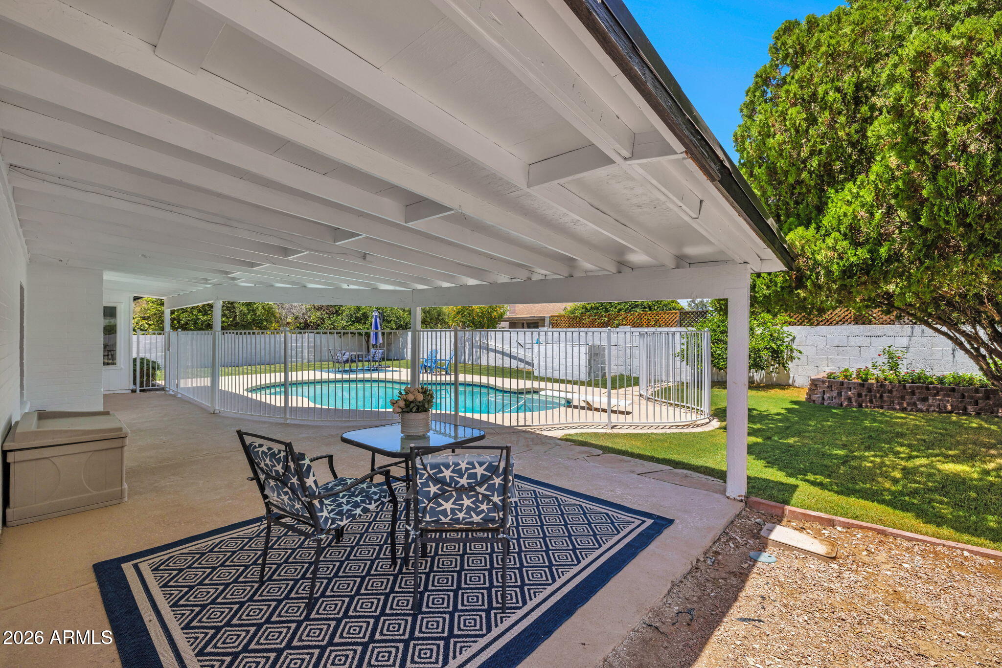 4910 East Presidio Road Scottsdale, AZ 85254 - Photo 11 of 57 A Shady Patio Wraps the Back