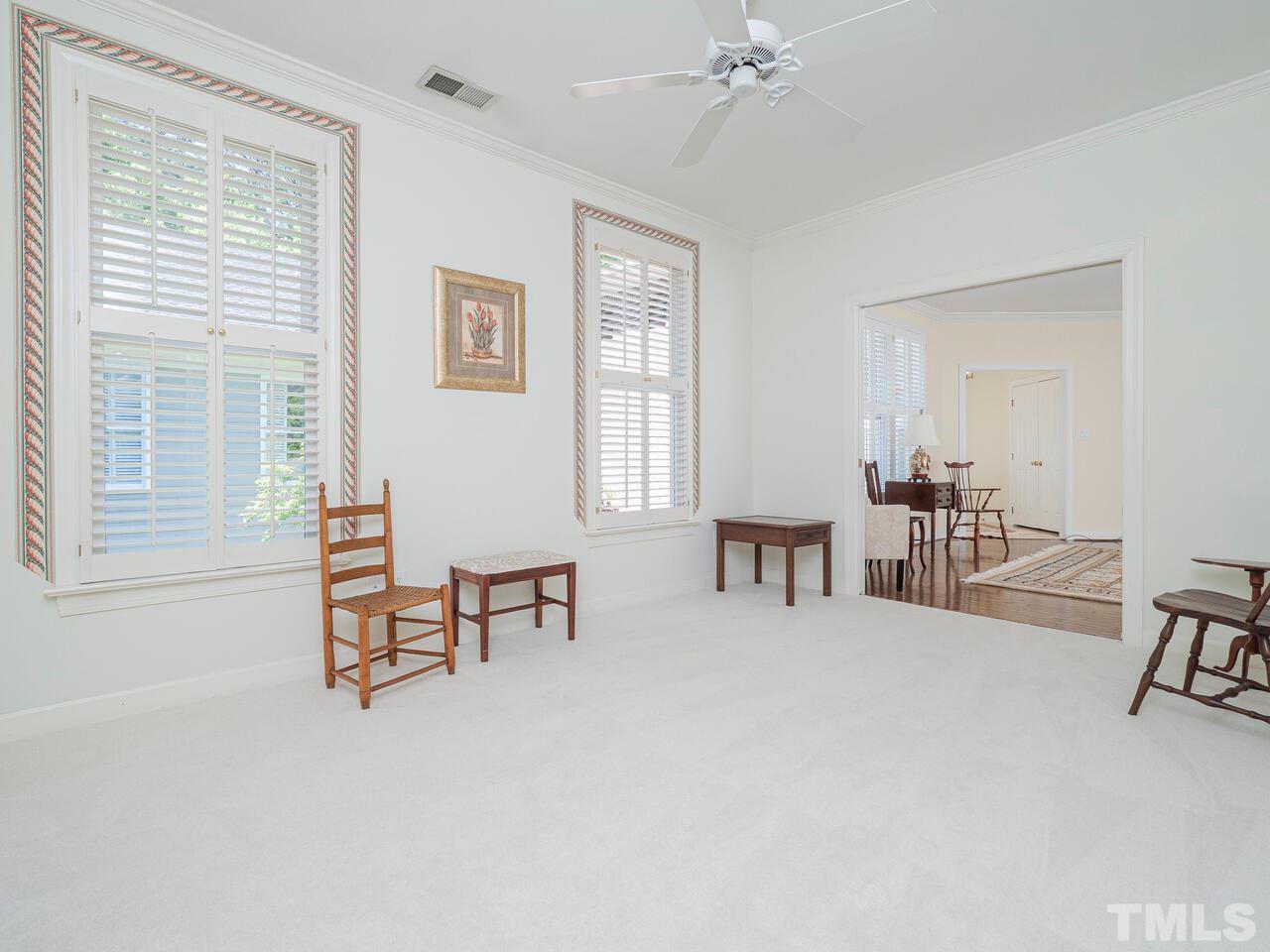 3701 Holly Lane, Unit 302 Raleigh, NC 27612 - Photo 18 of 30 Looking through study from hall door toward living room.