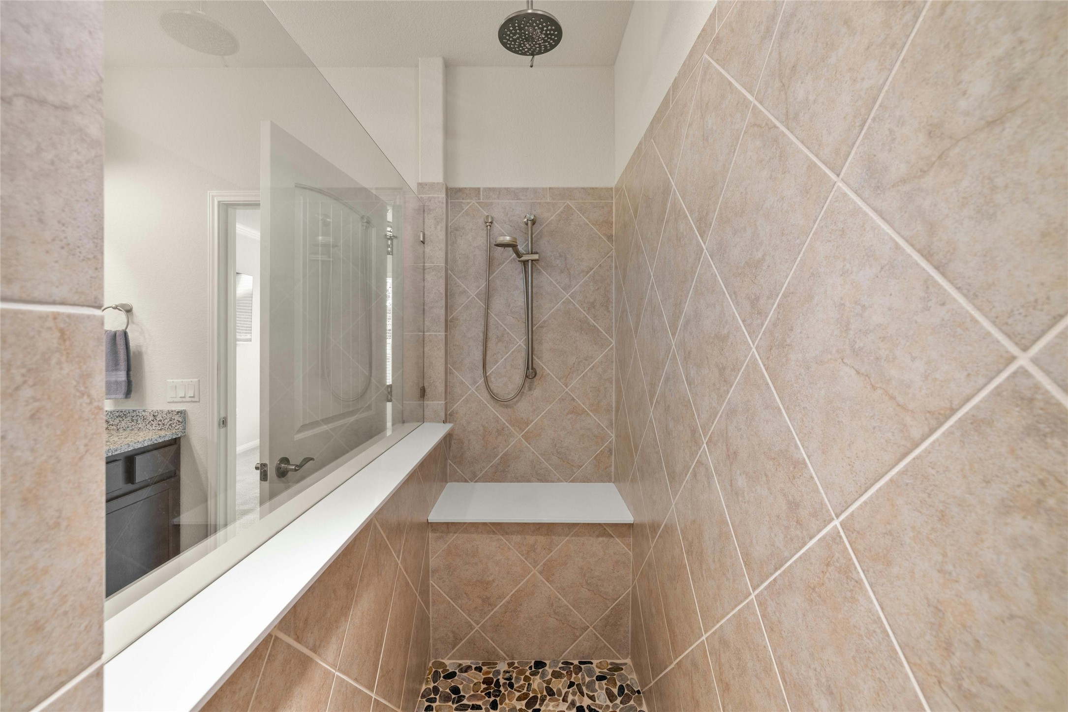 203 Longview Lane Georgetown, TX 78633 - Photo 26 of 37 a bathroom with a shower