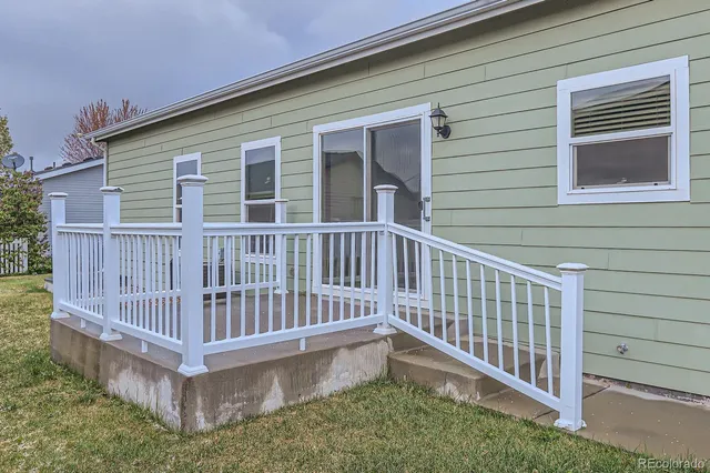 a backyard of a house