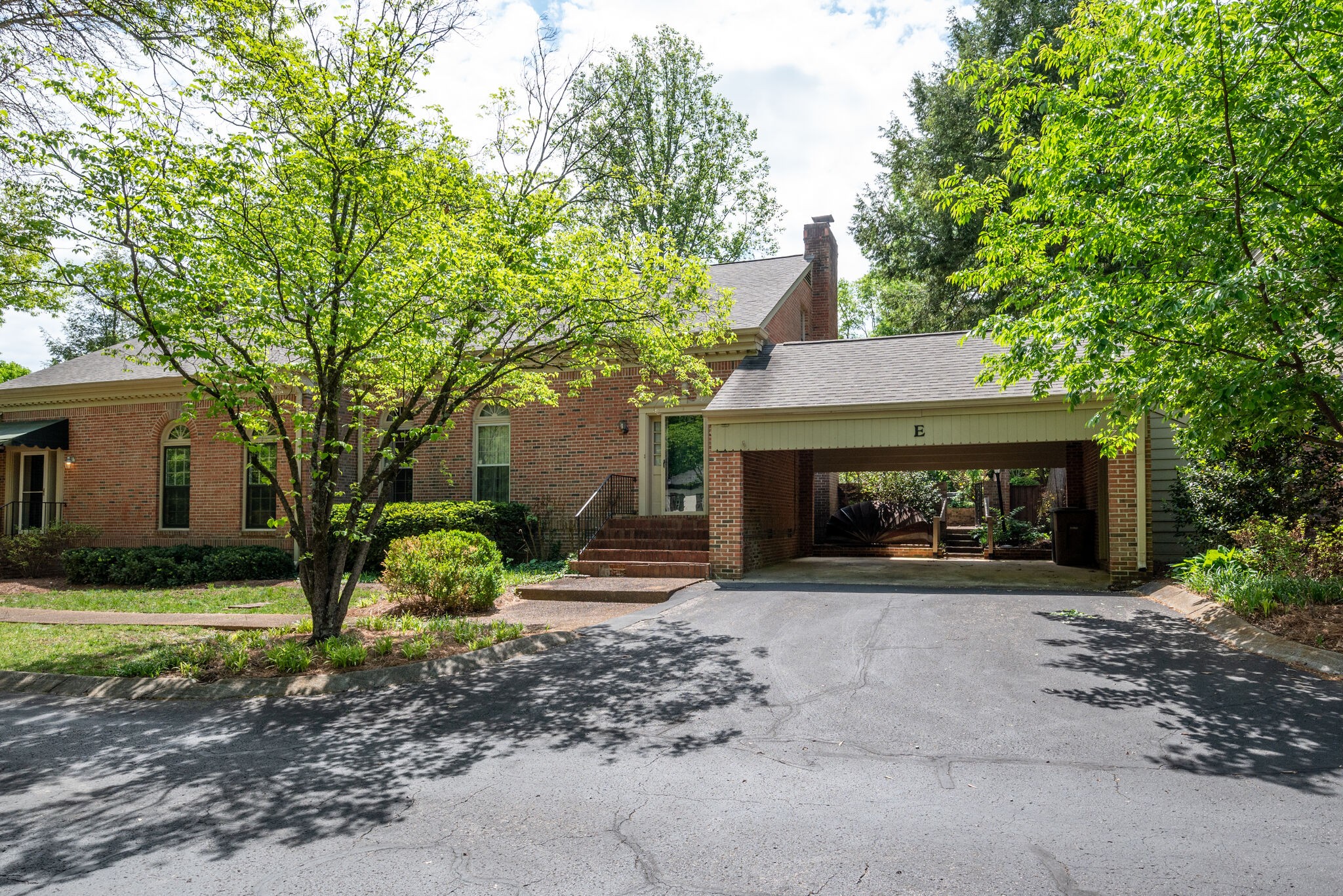 3704 Estes Road, Unit E Nashville, TN 37215 - Photo 2 of 27 a view of a house with a yard and an outdoor space