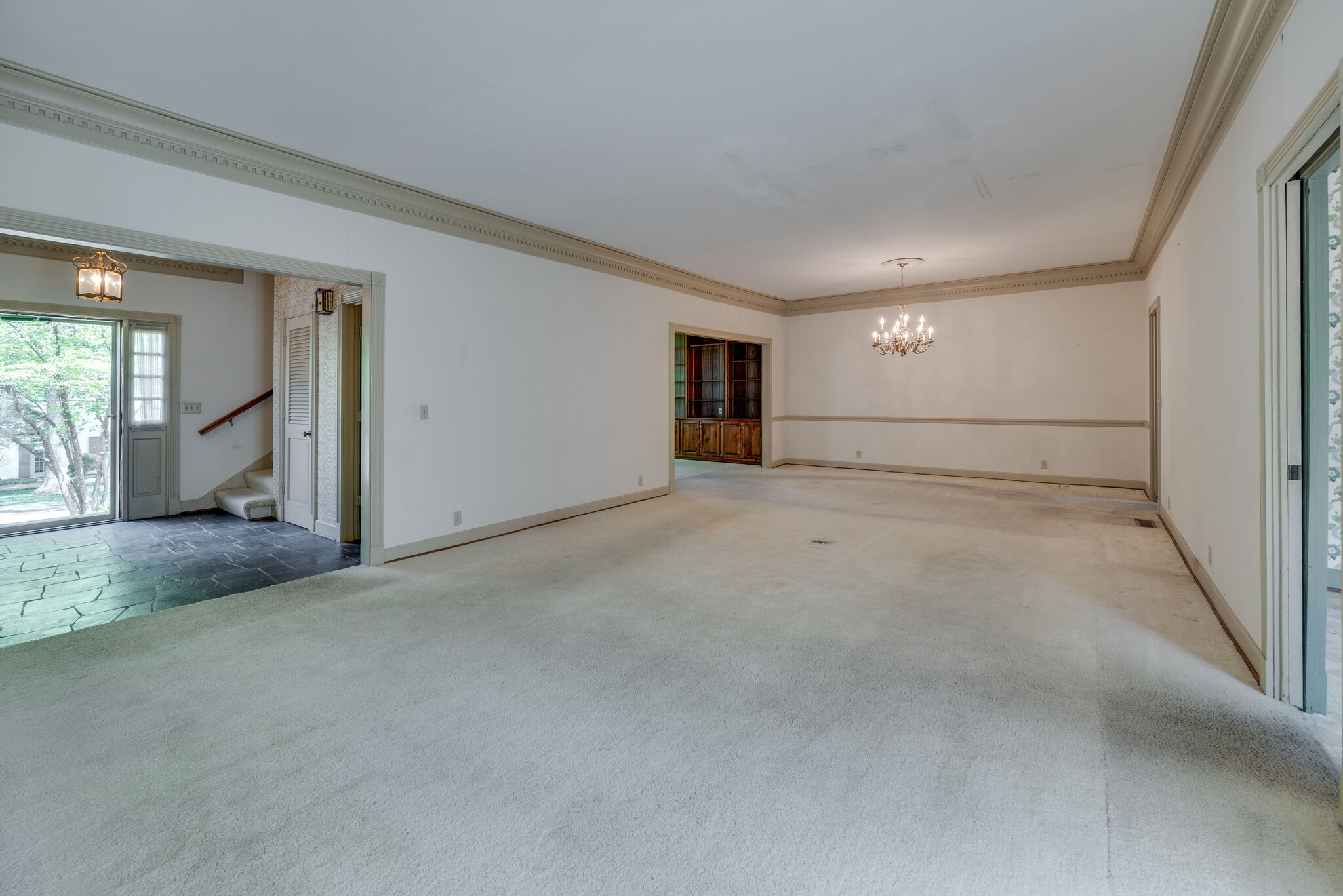 3704 Estes Road, Unit E Nashville, TN 37215 - Photo 6 of 27 a view of a livingroom with a staircase