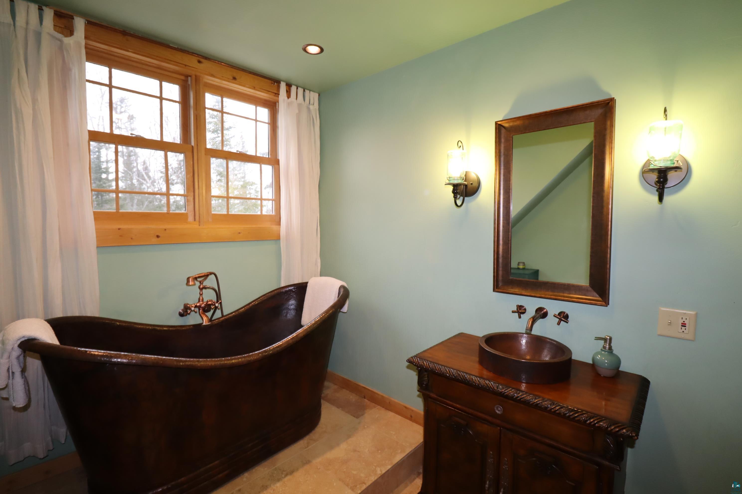 90015 Bark Point Road Herbster, WI 54844 - Photo 30 of 50 Copper Soaking Tub