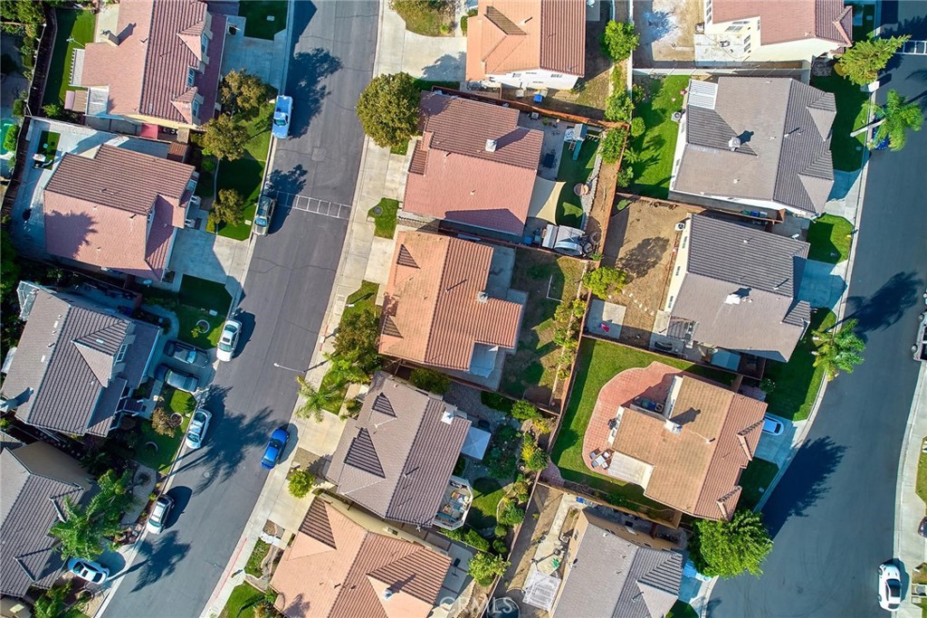 5280 Melbourne Place Riverside, CA 92508 - Photo 8 of 59 an aerial view of residential houses with outdoor space