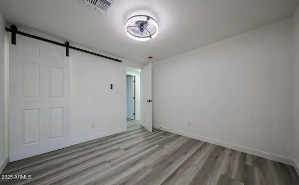 a view of a storage and utility room