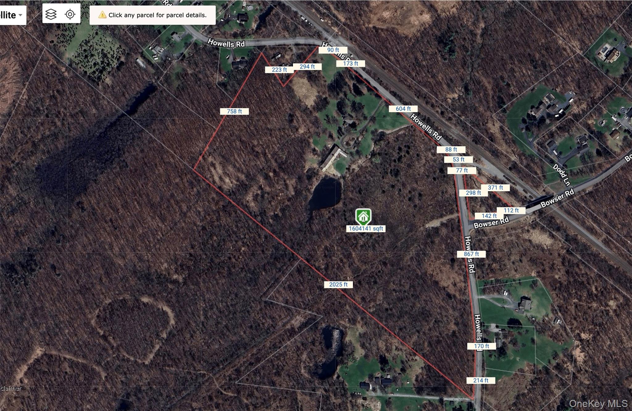 255 Howells Road Middletown, NY 10940 - Photo 37 of 38 Map / location with property boundaries highlighted