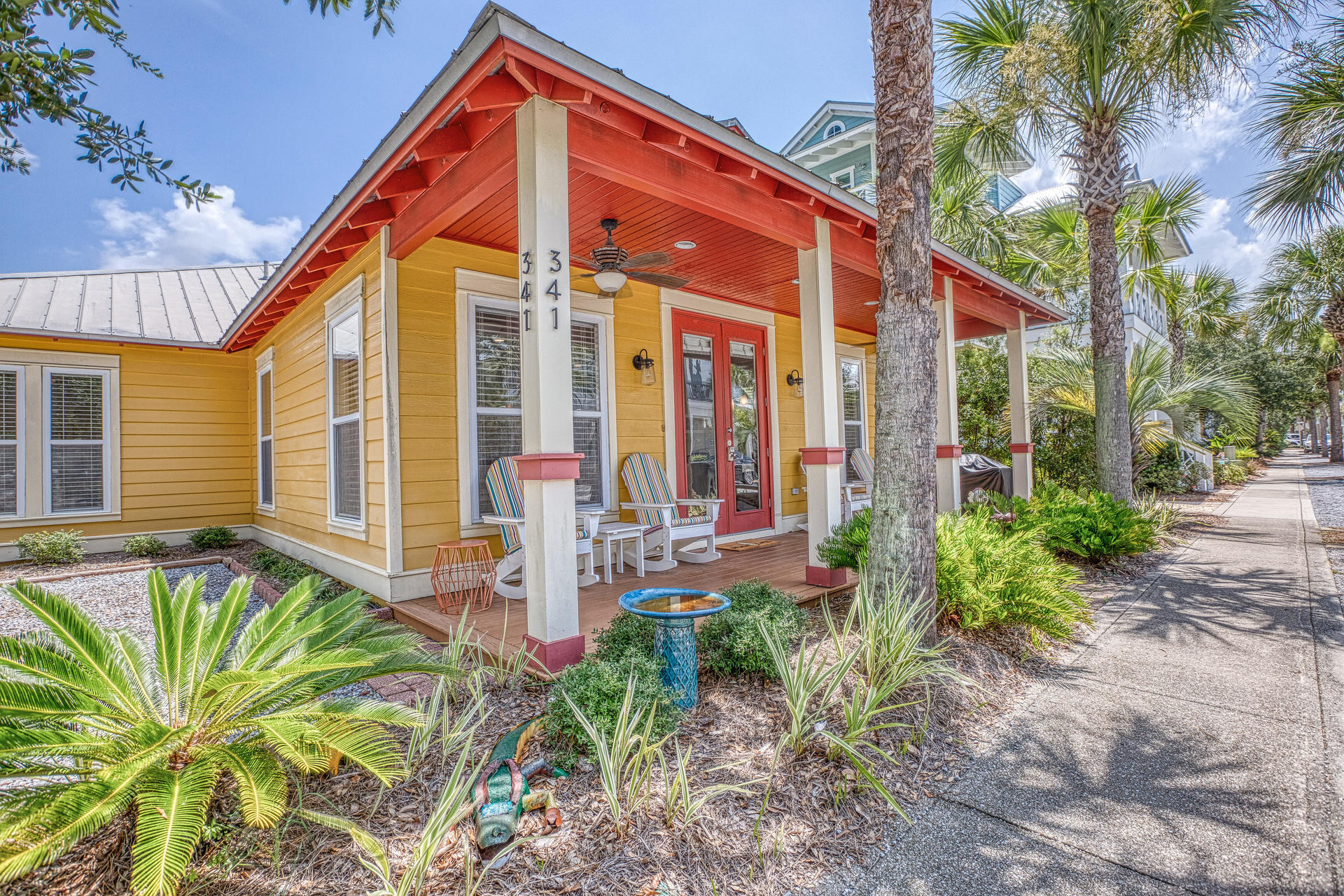 341 Beach Bike Way Inlet Beach, FL 32461 - Photo 4 of 53 a view of a house with a yard