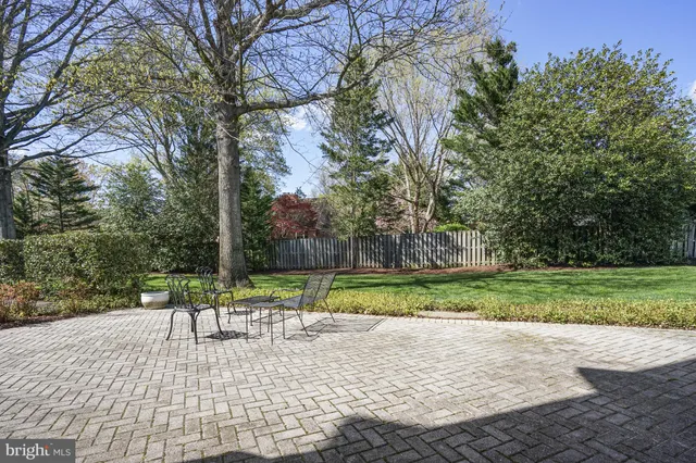 a view of a yard and entertaining space