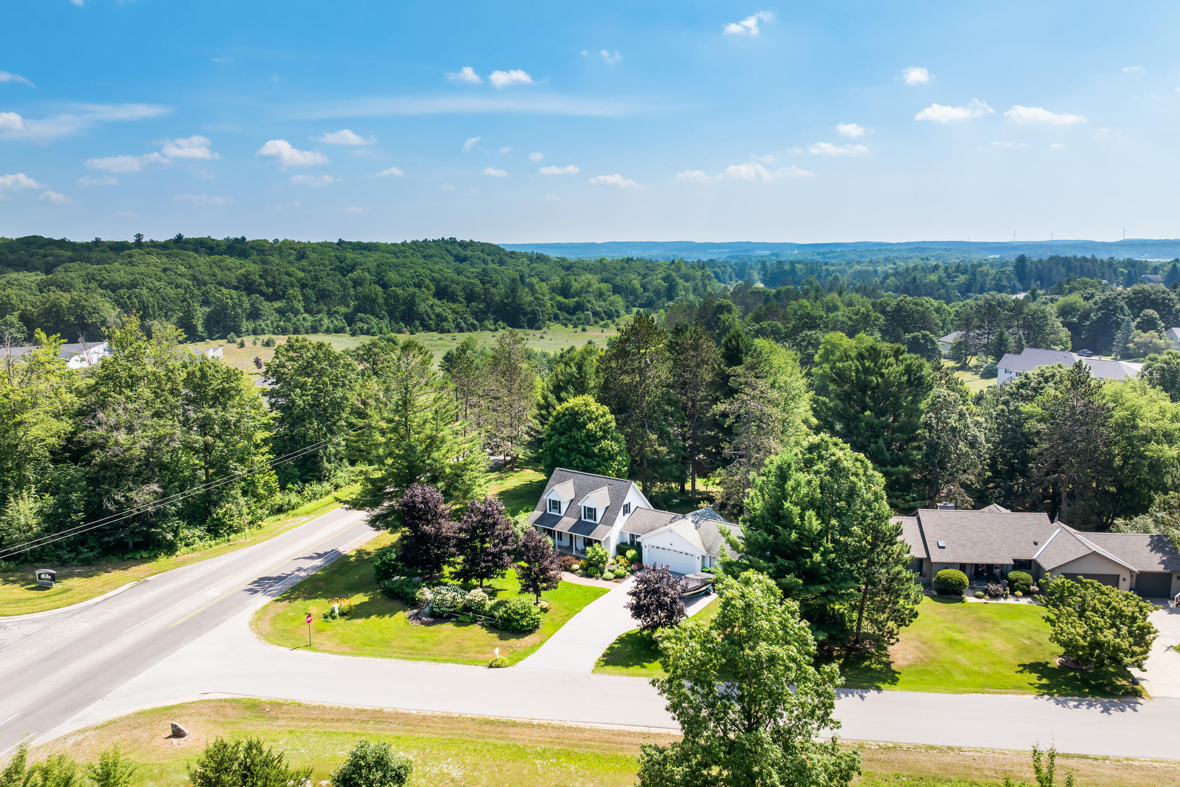 9075 Windsong Lane Cadillac, MI 49601 - Photo 29 of 30 30-Aerial-View-5
